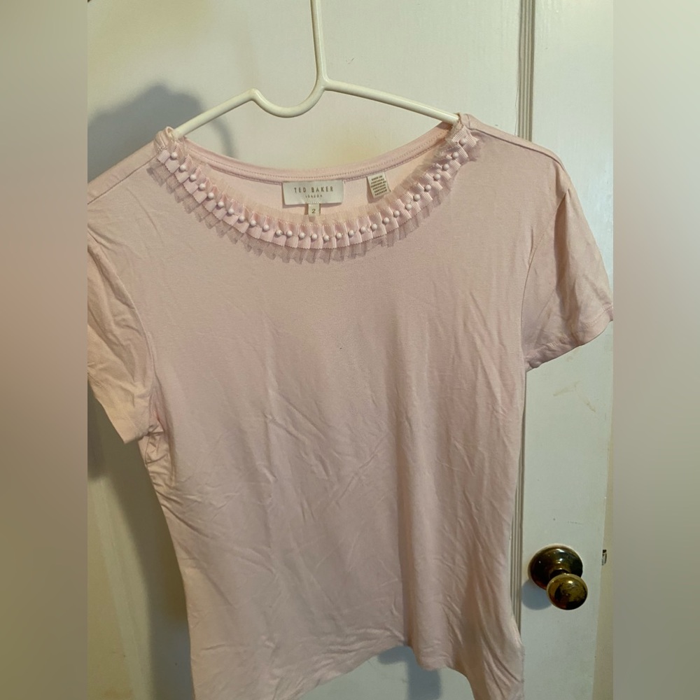 light pink size 2 Ted bakery shirt